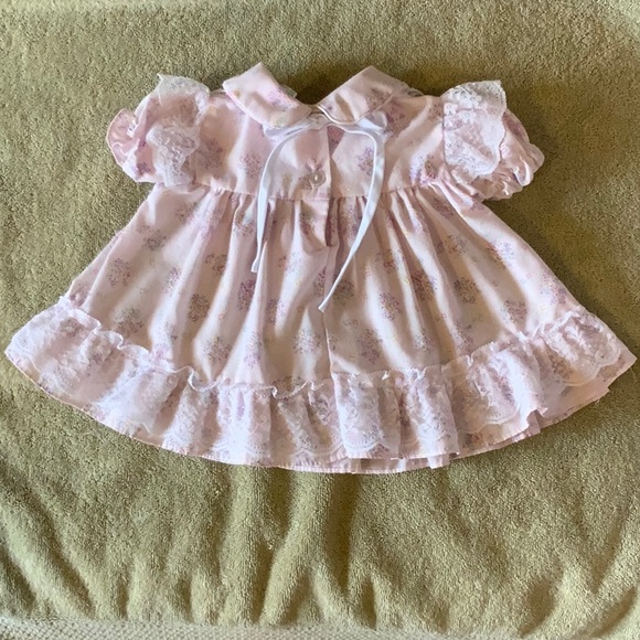 Vintage Baby Dress and Bib Set - Picture 2 of 5